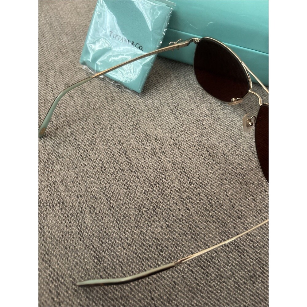 Tiffany Aviator Twist Bow Sunglasses (model Tf 3044) Rare - Picture 5 of 5